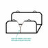 Funda de Asiento *Wavy lines Azul *